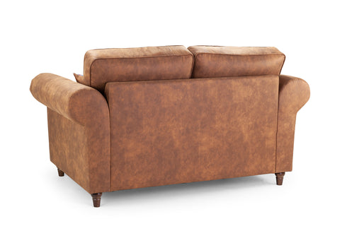 Ben Sofa Tan 2 Seater Back View